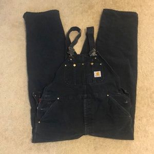 CARHARTT Men's Quilt Lined Duck Bib Overalls R02